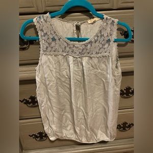 Grey sleeveless blouse from Frontomoda Giusy Size Small